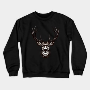 Deer ArtWork Crewneck Sweatshirt